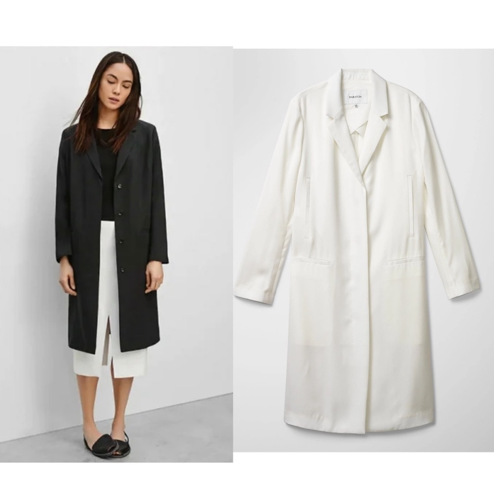 Aritzia Babaton Mikey Coat (White) Size Small